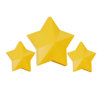 Estrellas  3D Icon