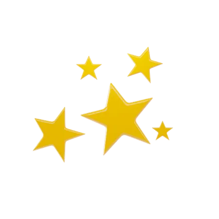 Estrellas  3D Icon