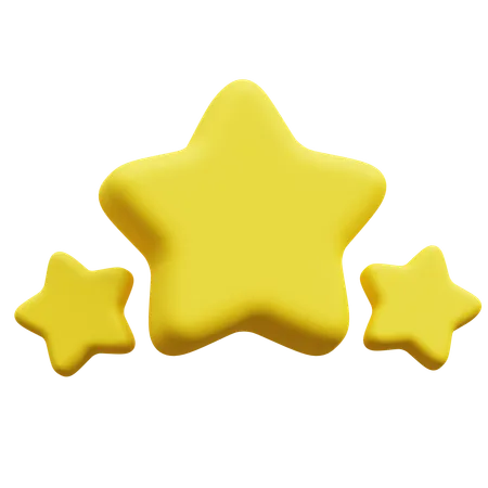 Estrellas  3D Icon