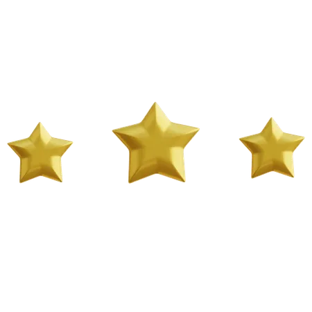 Estrellas  3D Icon