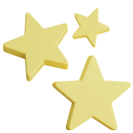 Estrellas  3D Icon