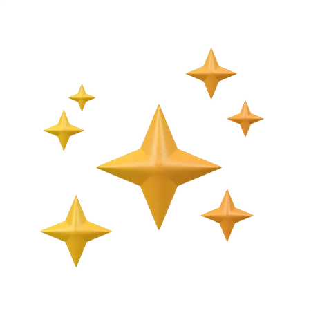 Estrellas  3D Icon