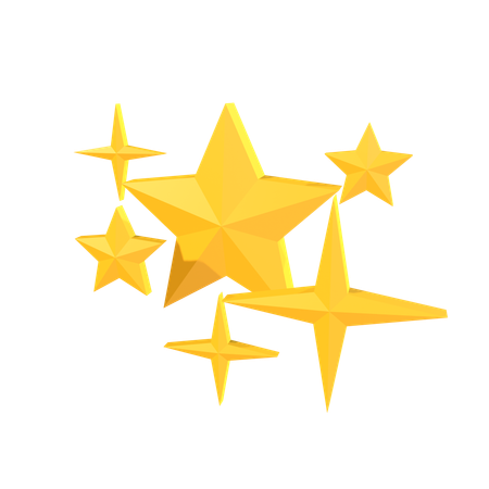 Estrellas  3D Icon