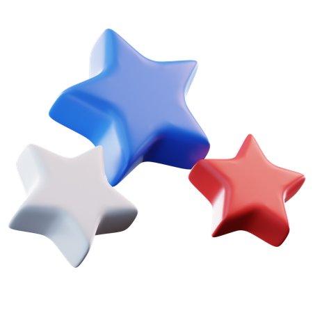 Estrellas americanas  3D Icon