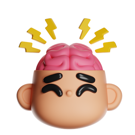 Estrés Salud Mental  3D Icon