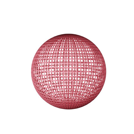 Esfera de alambre  3D Illustration
