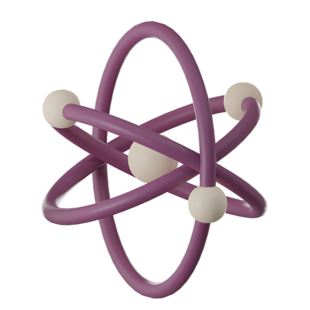 Estructura atomica  3D Icon