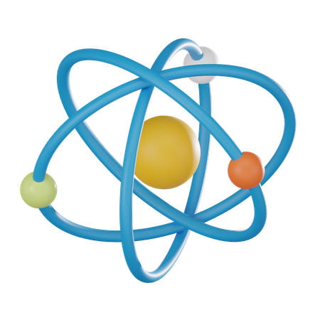 Estructura atomica  3D Icon