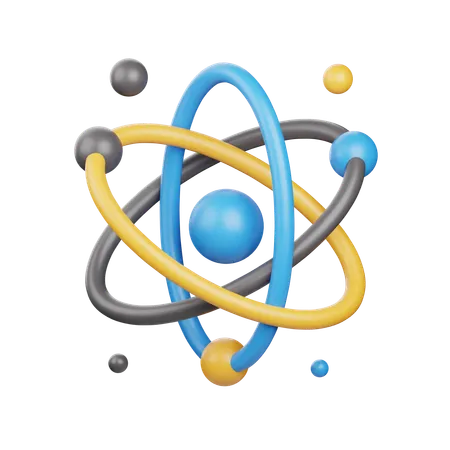 Estructura atomica  3D Icon