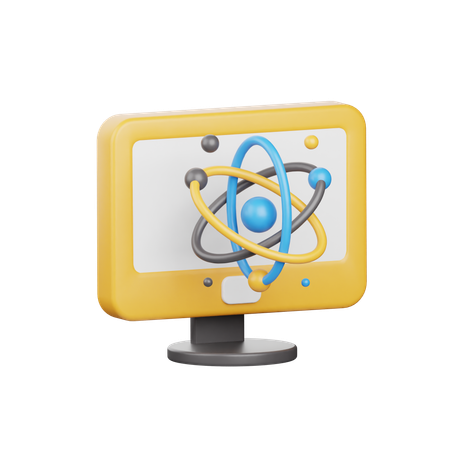 Estructura atomica  3D Icon