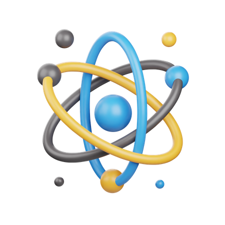 Estructura atomica  3D Icon