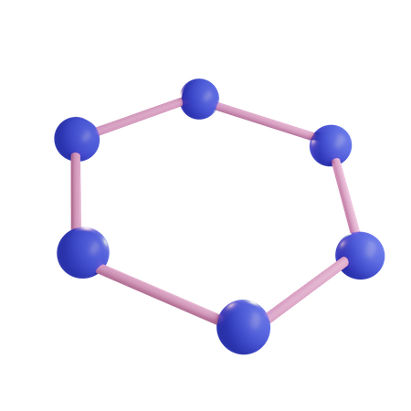 Estructura circular  3D Icon