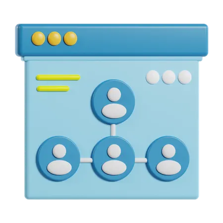 Estructura de usuario  3D Icon