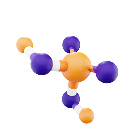Estructura de la molécula  3D Icon