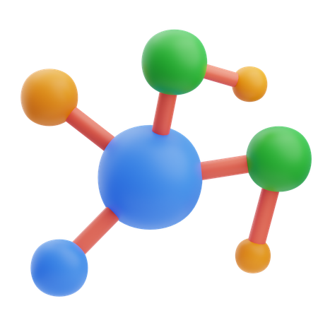 Estructura de la molécula  3D Icon