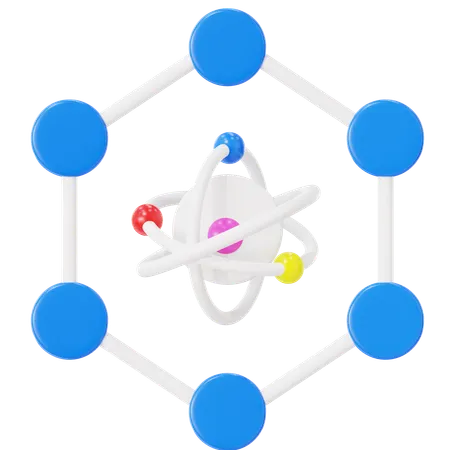 Estructura molecular  3D Icon