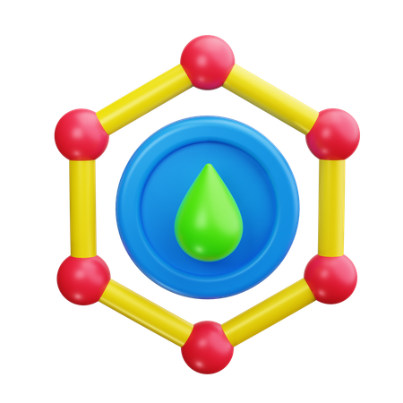 Estructura molecular  3D Icon