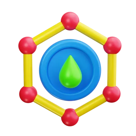 Estructura molecular  3D Icon