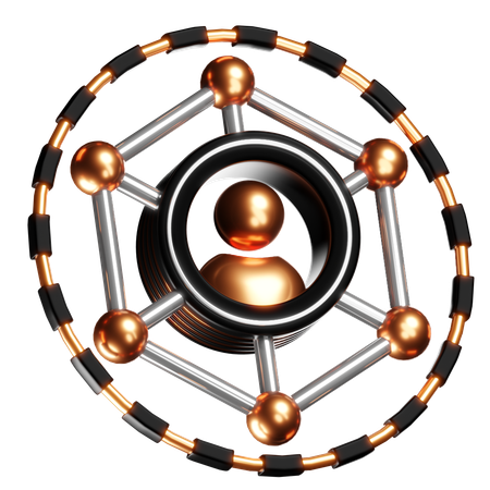 Estructura molecular  3D Icon