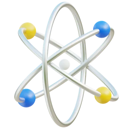 Estrutura atômica  3D Icon