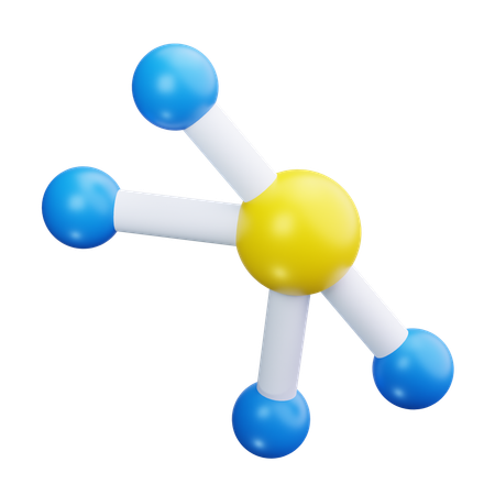 Estrutura do átomo  3D Icon