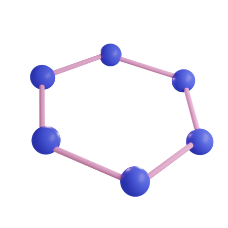 Estrutura circular  3D Icon