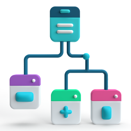 Estrutura de arame  3D Icon