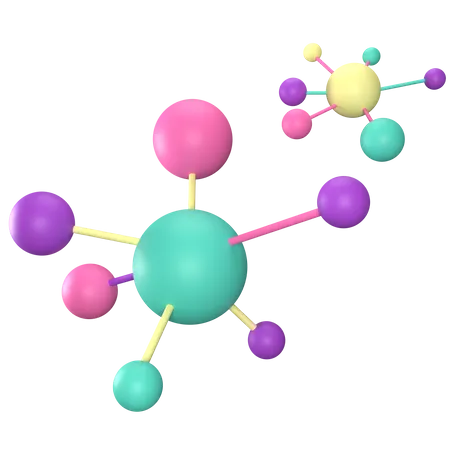 Estrutura da molécula  3D Icon