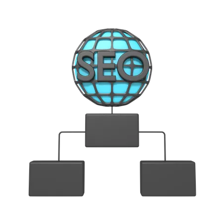 Estrutura seo  3D Icon