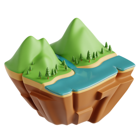 Estuary  3D Icon