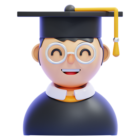 Estudante  3D Icon