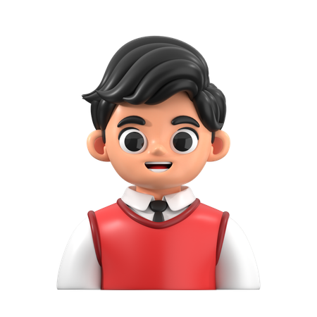 Estudante  3D Icon