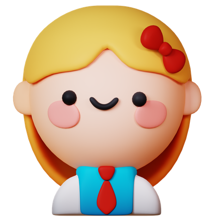 Estudante  3D Icon