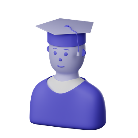 Estudante  3D Icon