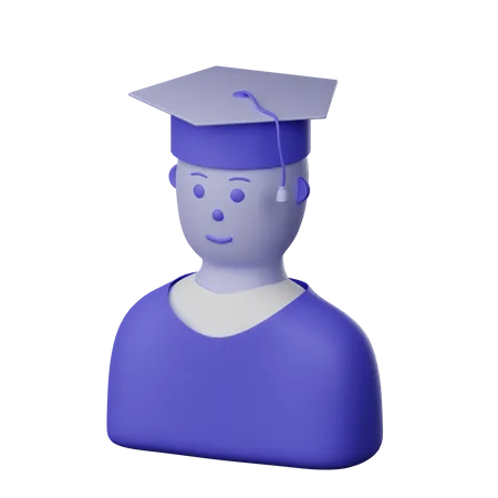 Estudante  3D Icon