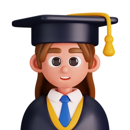 Estudante de pós-graduação  3D Icon