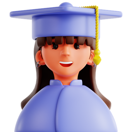 Estudante de pós-graduação  3D Icon