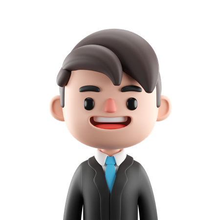 Estudante masculino  3D Icon