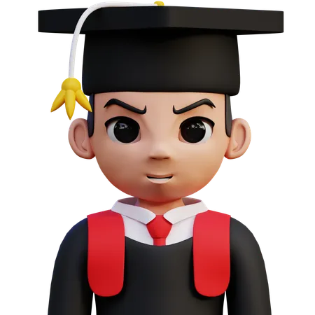 Estudiante graduado  3D Icon