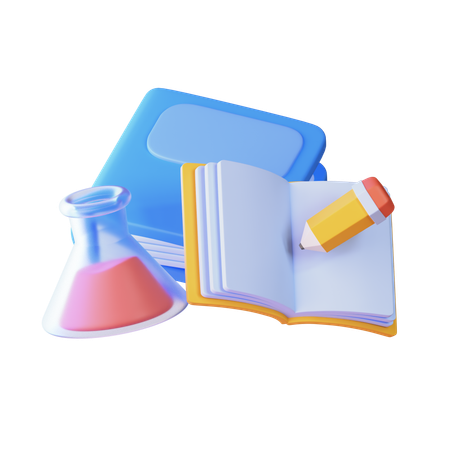 Estudiar  3D Icon