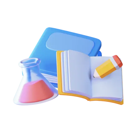 Estudiar  3D Icon