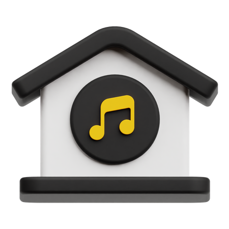 Estudio de musica  3D Icon