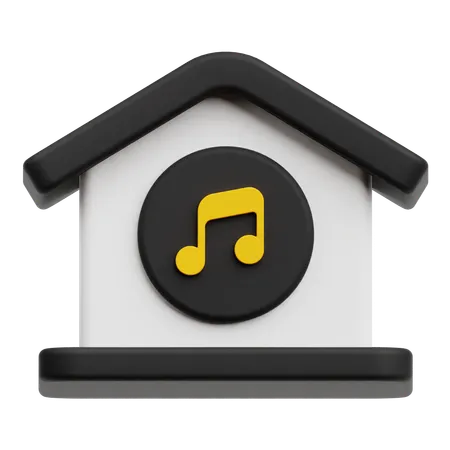 Estudio de musica  3D Icon