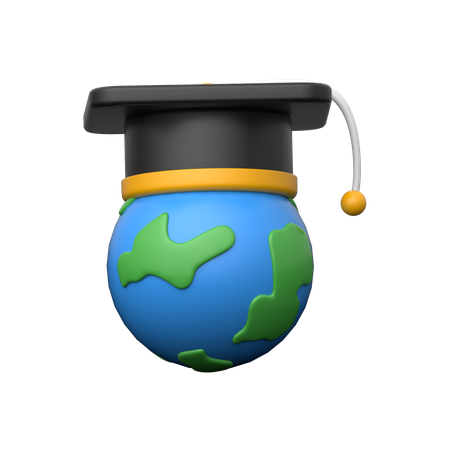 Estudio global  3D Icon
