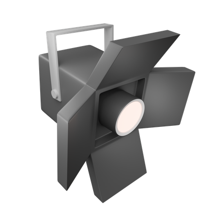 Luz de estúdio  3D Icon