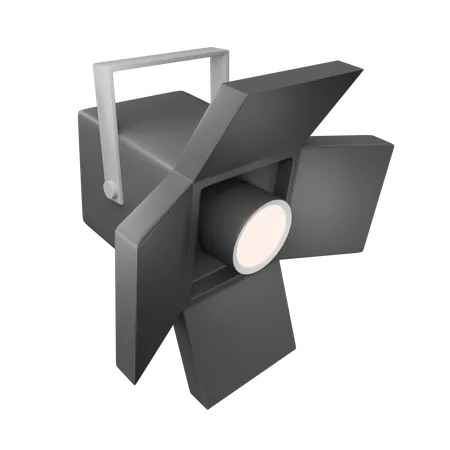 Luz de estúdio  3D Icon