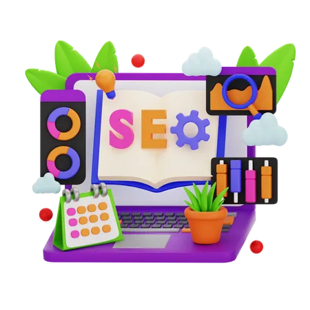 Estudio de SEO  3D Icon