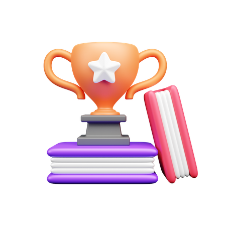 Trofeo de estudio  3D Icon