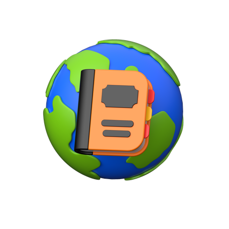 Estudo global  3D Icon