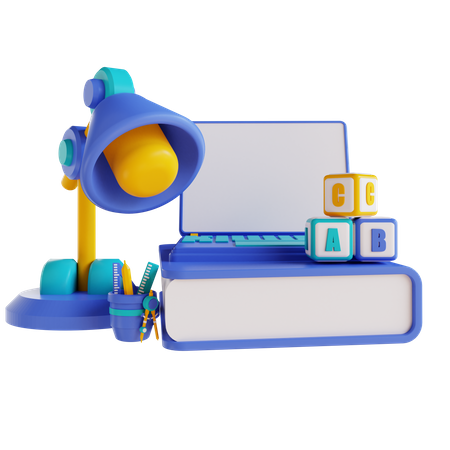 Estudo on-line  3D Icon